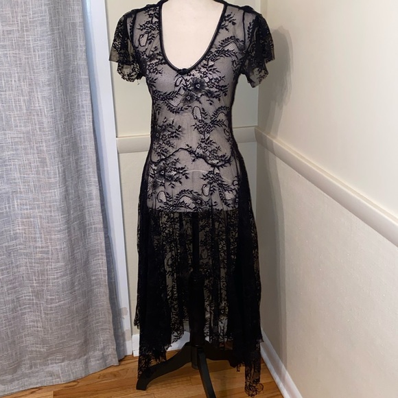 Dolls Kill Dresses & Skirts - Widow Dolls Kill Dearly Departed Black Lace Dress Large LG